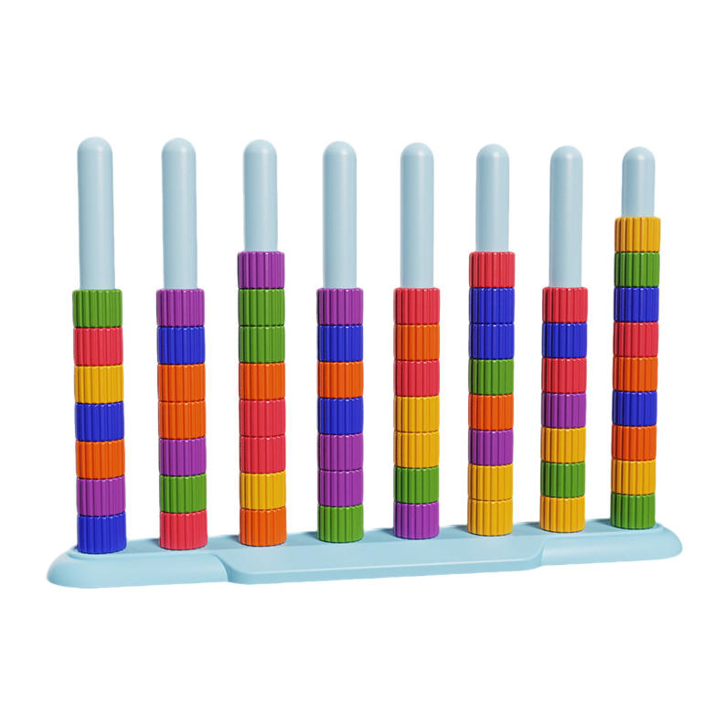 Color Stack Challenge – ৮টি রঙিন স্ট্যাক ও কালার রিং